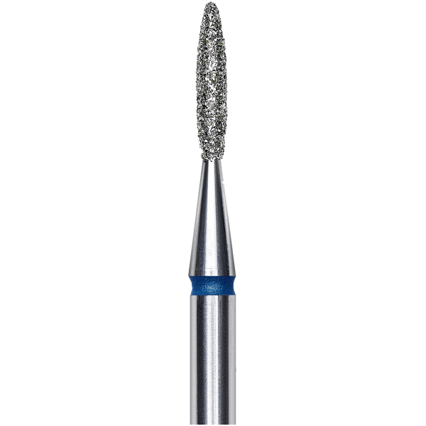 ALEZORI DIAMOND NAIL DRILL BIT POINTED FLAME BLUE EXPERT HEAD – 1.6MM / 8MM