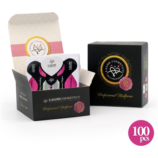 Professional Nail Forms Fuchsia 100τμχ.