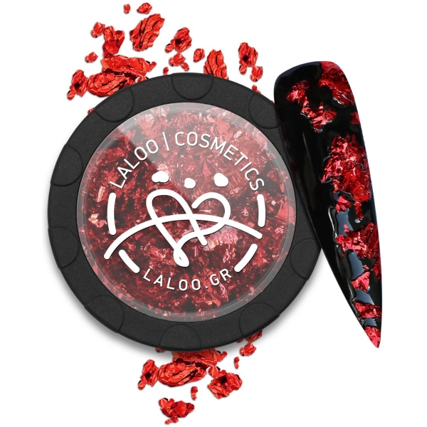 Gold Flakes No.01 Red