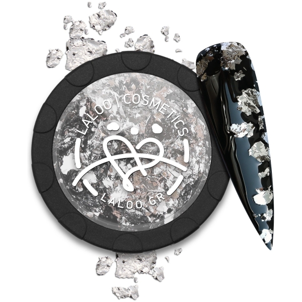 Gold Flakes No.02 Silver