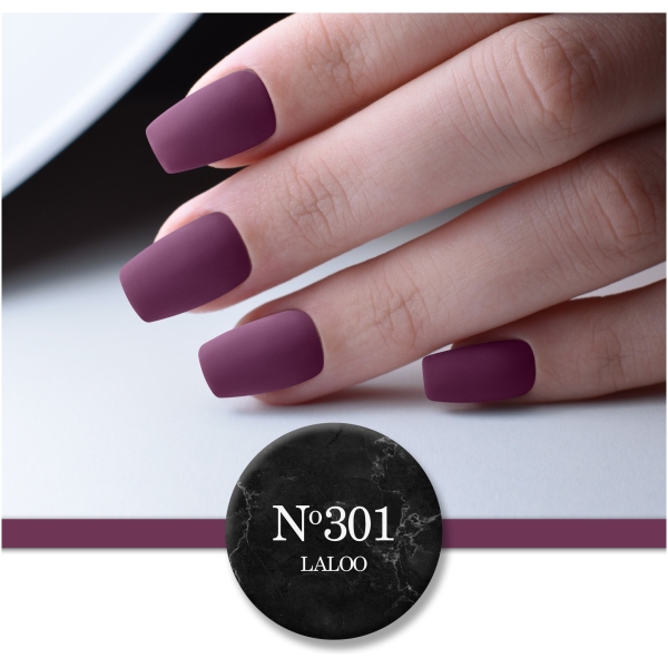 No.301 Μελιτζανί | Ημιμόνιμο Βερνίκι 15ml