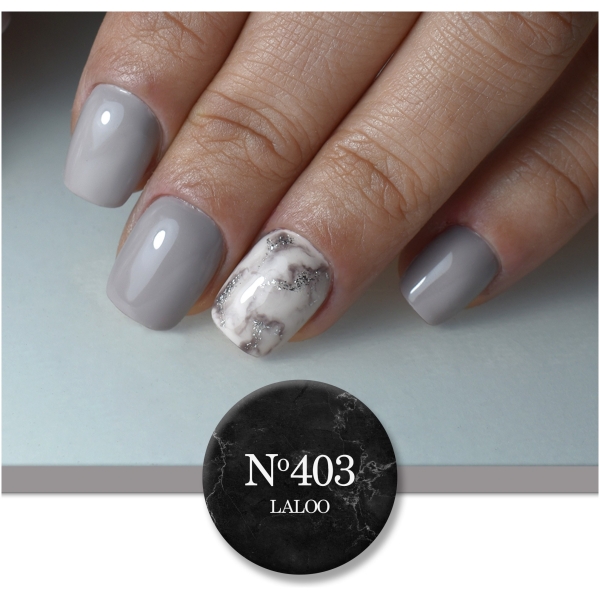 No.403 Γκρι πολύ ανοιχτό | Ημιμόνιμο Βερνίκι 15ml