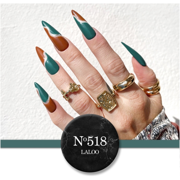 L518 Vintage Green | Ημιμόνιμο Βερνίκι 7ml