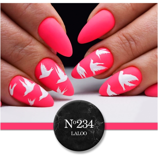 L234 Κοραλλί neon | Ημιμόνιμο Βερνίκι 7ml