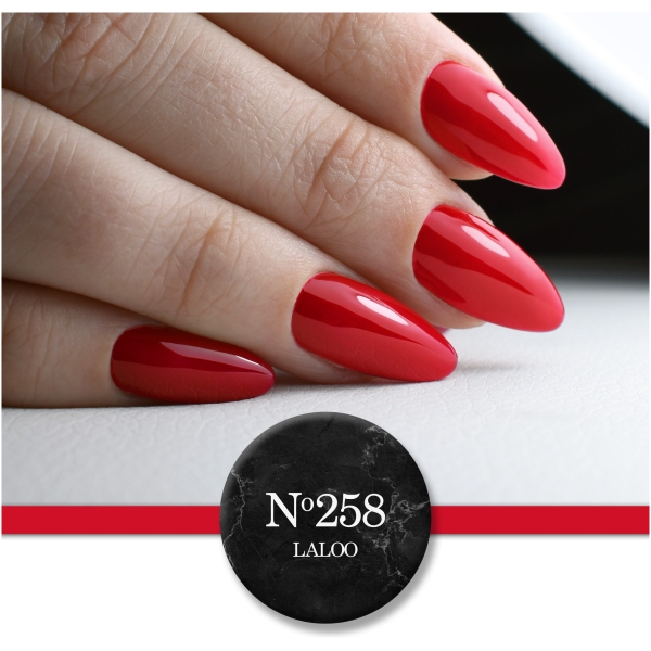 L258 Κόκκινο | Ημιμόνιμο Βερνίκι 7ml