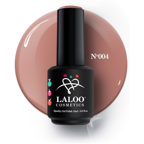 No.004 Nude σάπιο μήλο| Ημιμόνιμο Βερνίκι 15ml