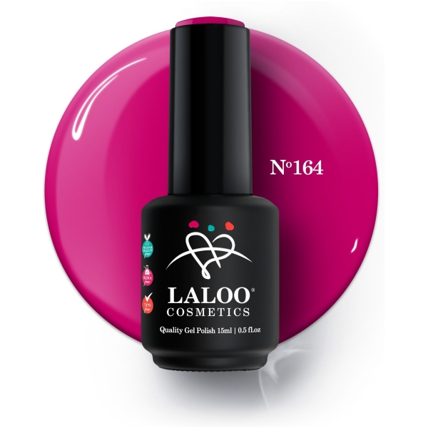 No.164 Φούξια-Βιολετί | Ημιμόνιμο Βερνίκι 15ml