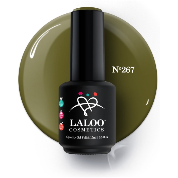 No.267 Λαδί | Ημιμόνιμο Βερνίκι 15ml