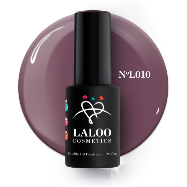 L010 Γκρι-Μωβ | Ημιμόνιμο Βερνίκι 7ml