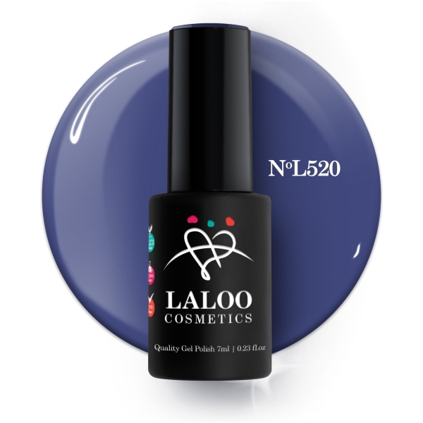L520 Damask Blue | Ημιμόνιμο Βερνίκι 7ml