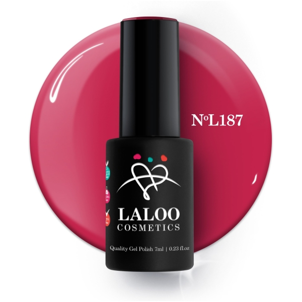 L187 Τριανταφυλλί | Ημιμόνιμο Βερνίκι 7ml