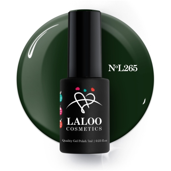 L265 Πράσινο σκούρο | Ημιμόνιμο Βερνίκι 7ml