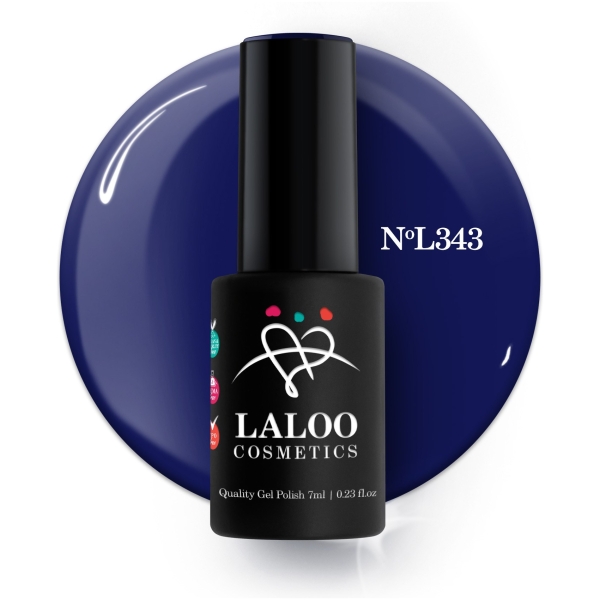 L343 Μπλε σκούρο | Ημιμόνιμο Βερνίκι 7ml