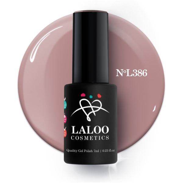 L386 Μπεζ camouflage | Ημιμόνιμο Βερνίκι 7ml