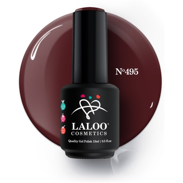 No.495 Αιματί | Ημιμόνιμο Βερνίκι 15ml
