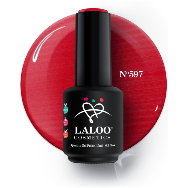 Νο.597 Cranberry Pearl | Ημιμόνιμο Βερνίκι 15ml