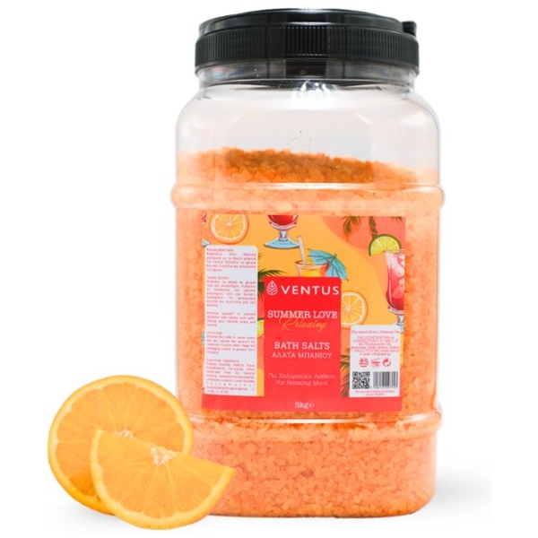 Άλατα Ventus Relaxing Bath Salts Summer Love 5kg