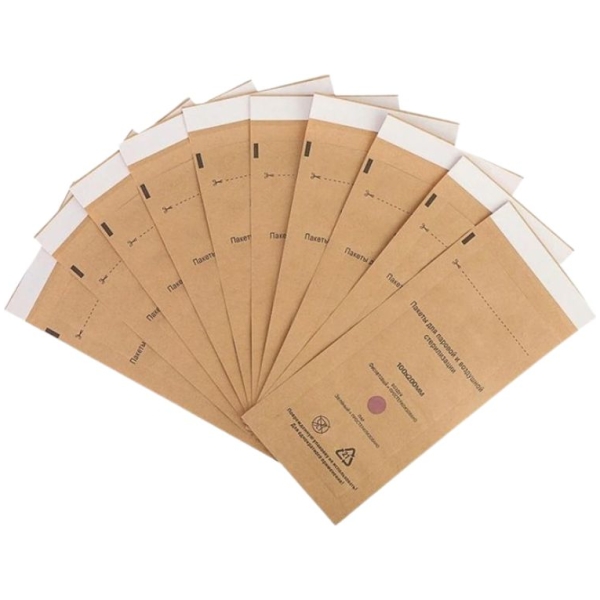 Χάρτινη Σακούλα Αποστείρωσης για Εργαλεία 130×200mm - 100τμχ