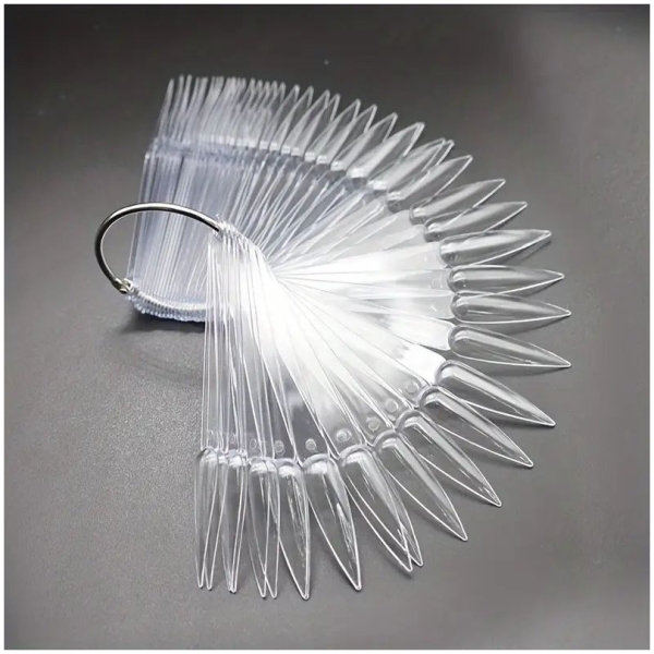 Δειγματολόγιο Στιλέτο Διάφανα Tips 50τμχ