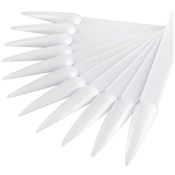 Δειγματολόγιο Στιλέτο Λευκά Tips 50τμχ