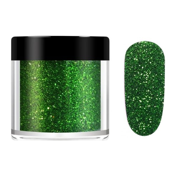 Διακοσμητική Σκόνη Glitter Νυχιών - Shining Green Sugar