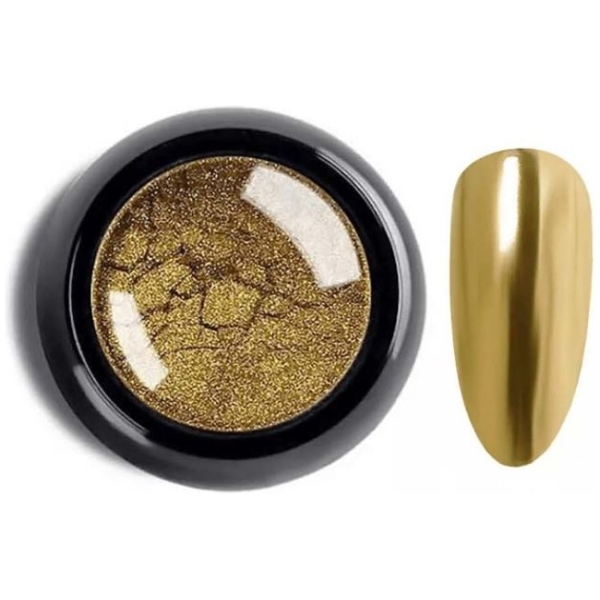 Διακοσμητική Σκόνη Mirror Effect Glitter - Gold