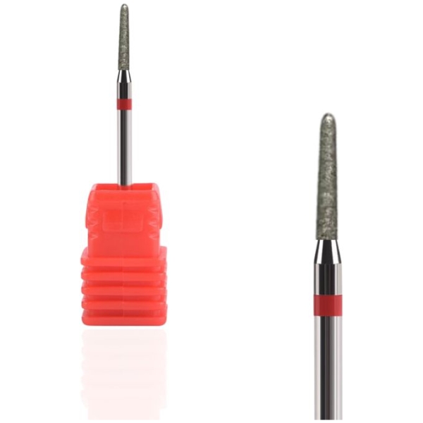 Διαμαντόφρεζα Επωνυχίων Combi Manicure Κοκκίνο