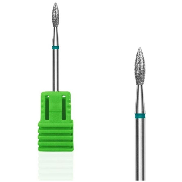 Διαμαντόφρεζα Επωνυχίων "Flame" Πράσινο Κρίκος