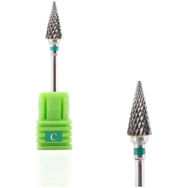 Φρέζακι Καρβιδίου Σχήμα Κώνου C Πράσινο