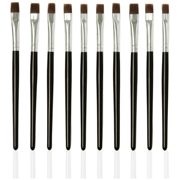 Πινέλα Nail Art - Gel Brush Σετ 10τμχ