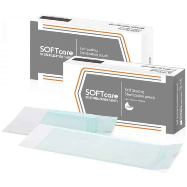 Σακούλες Αποστείρωσης Αυτοκόλλητες 90mm x 230mm - 100 τμχ