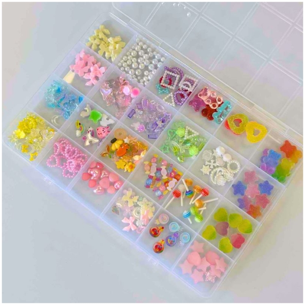 Σετ Διακοσμητικών Νυχιών Nail Deco Charms 3D - 24 Σχέδια