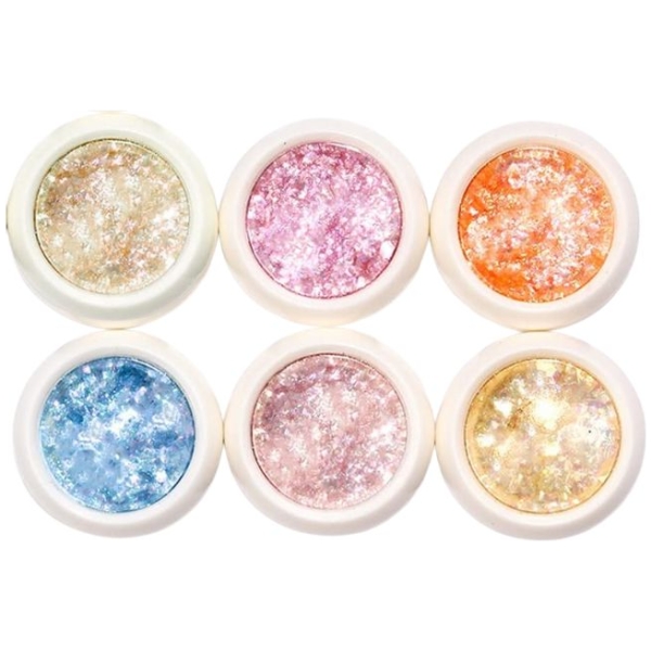 Σετ Σκόνες Νυχιών Foil Flakes Νο1 - 6τμχ