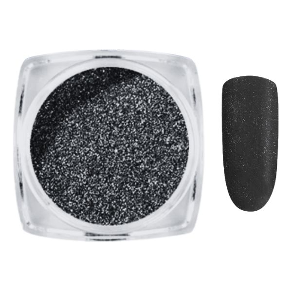 Σκόνη Νυχιών Glitter Nail Powder – Black #11
