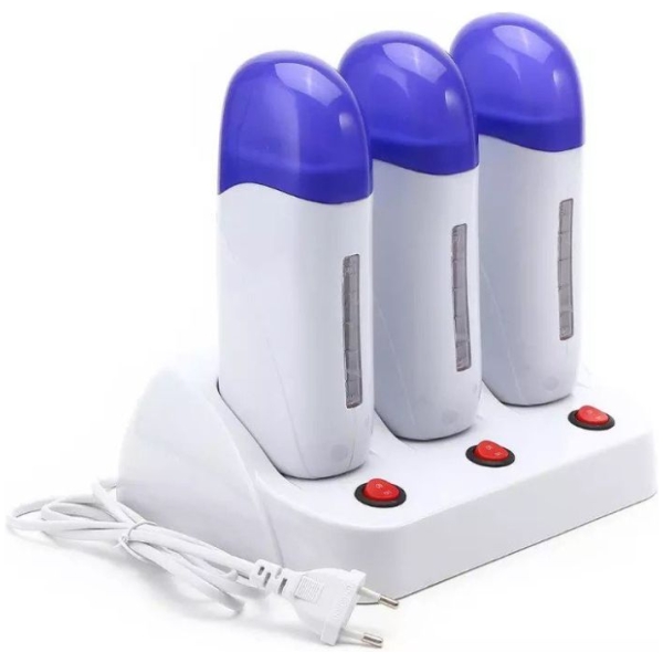 Τριπλή Κεριέρα Αποτρίχωσης Roll-On με Βάση