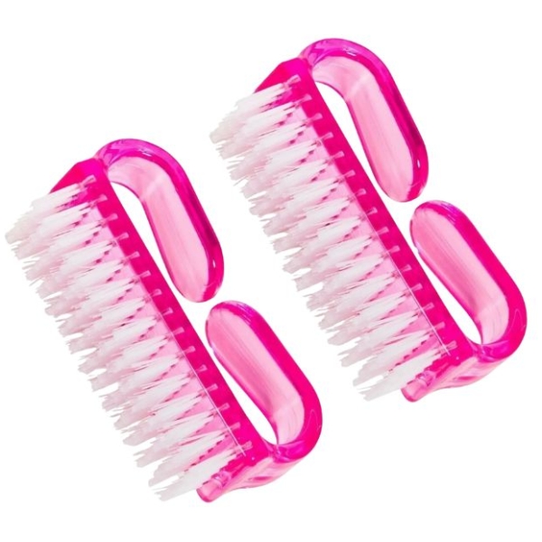 Βουρτσάκι Καθαρισμού Νυχιών Ροζ - 2 τμχ