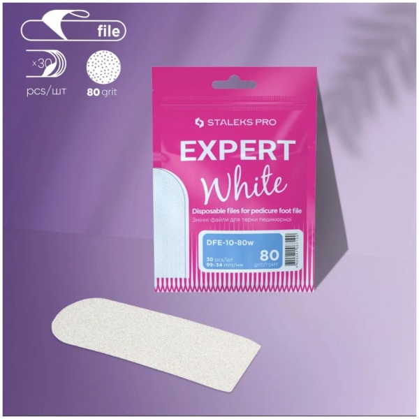 Staleks Ανταλλακτικά Αυτοκόλλητα Ράσπας 80 Grit 30τμχ