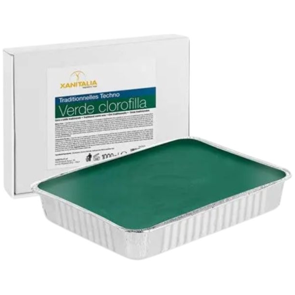 Xanitalia Ζεστό Κερί Αποτρίχωσης Χλωροφύλλη - Συσκευασία 2x500gr