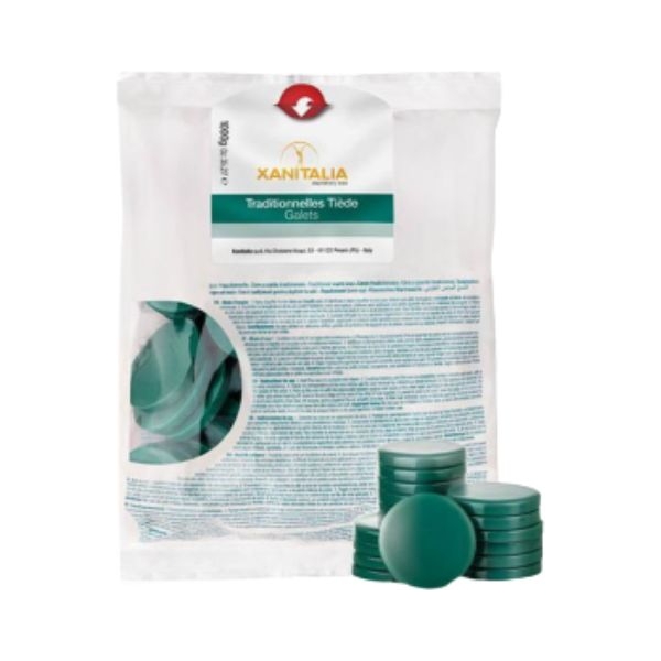 Xanitalia Ζεστό Κερί σε Δίσκους 1kg - Χλωροφύλλη