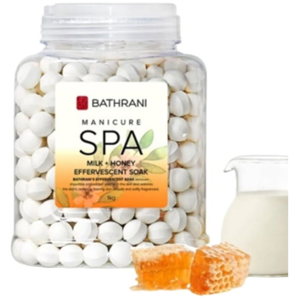 Bathrani Άλατα Μπάνιου Milk & Honey Ποδόλουτρο 1kg