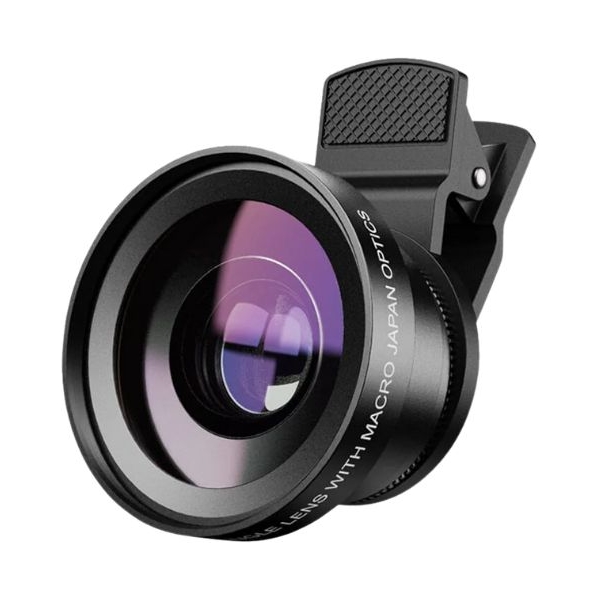 Φακός Κινητού με Κλιπ 2 σε 1 - 0,45X Phone Lens