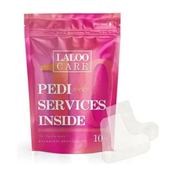 LalooCare Κάλτσες Pedicure Kit 10τμχ.