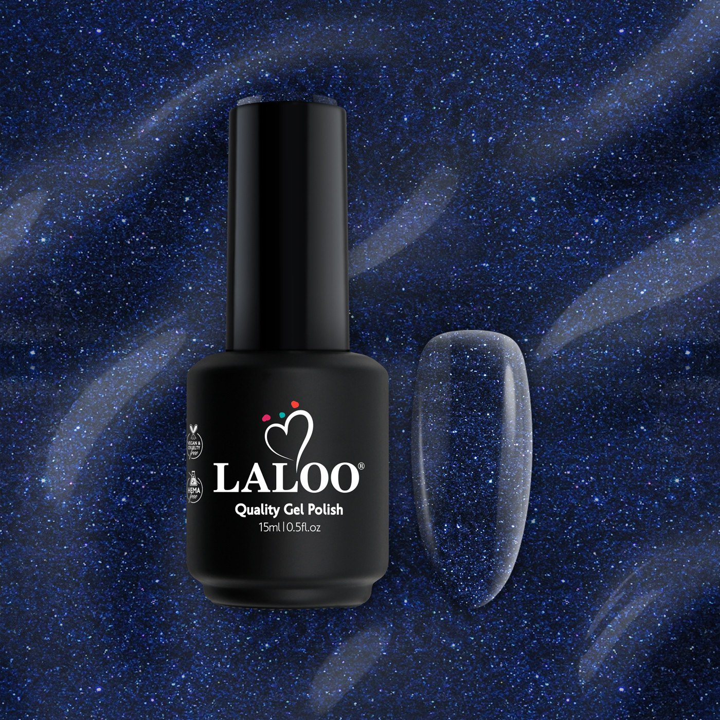 No.069 Μπλε σκούρο με shimmer | Ημιμόνιμο Βερνίκι 15ml