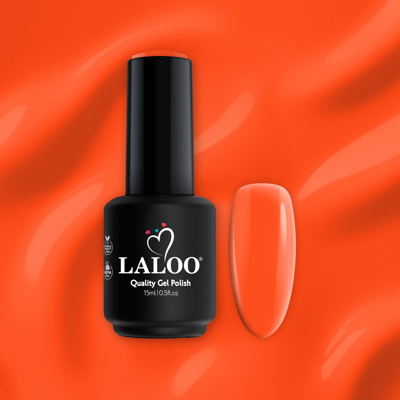 No.218 Papaya Orange | Ημιμόνιμο Βερνίκι 15ml