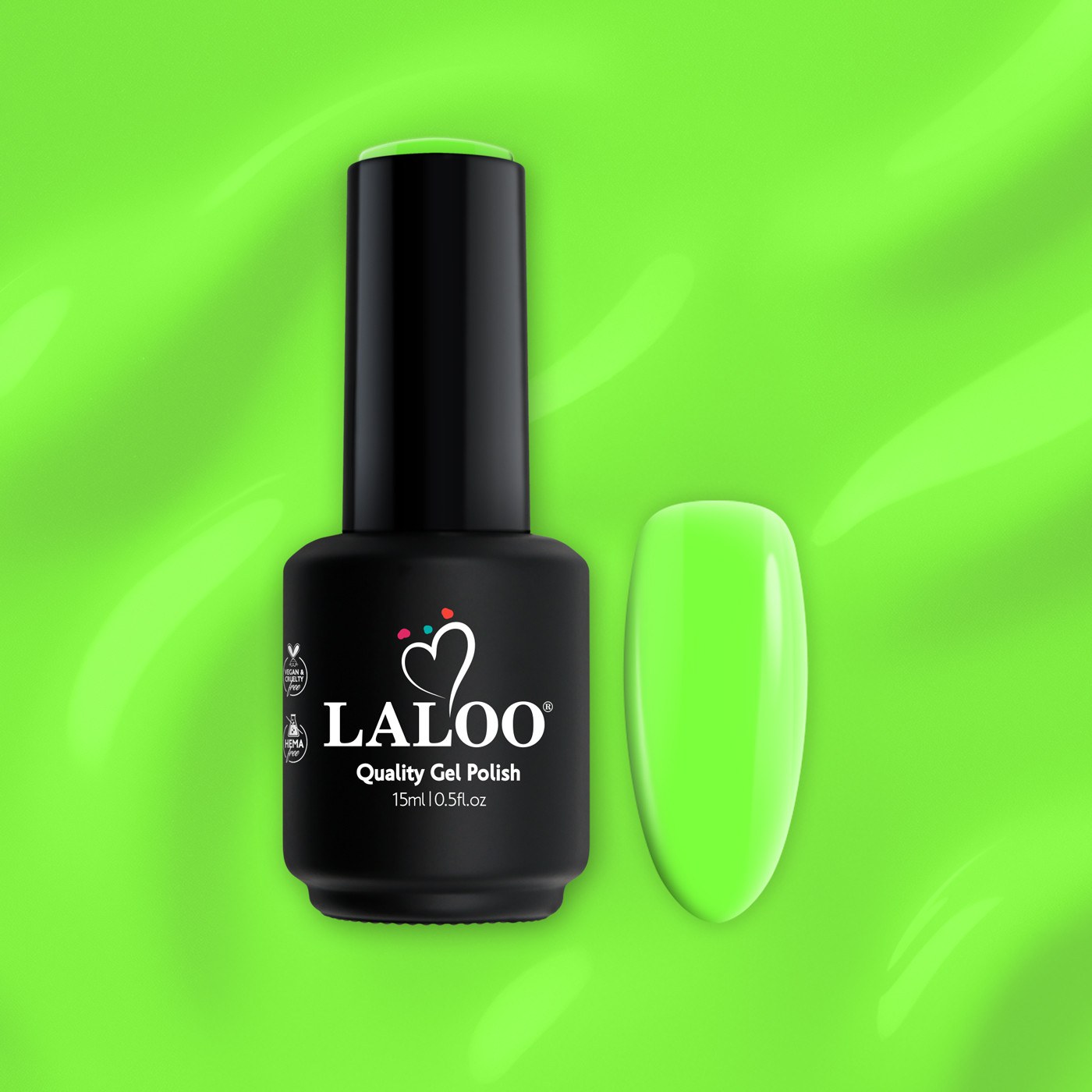 No.525 Laser Green | Ημιμόνιμο Βερνίκι 15ml