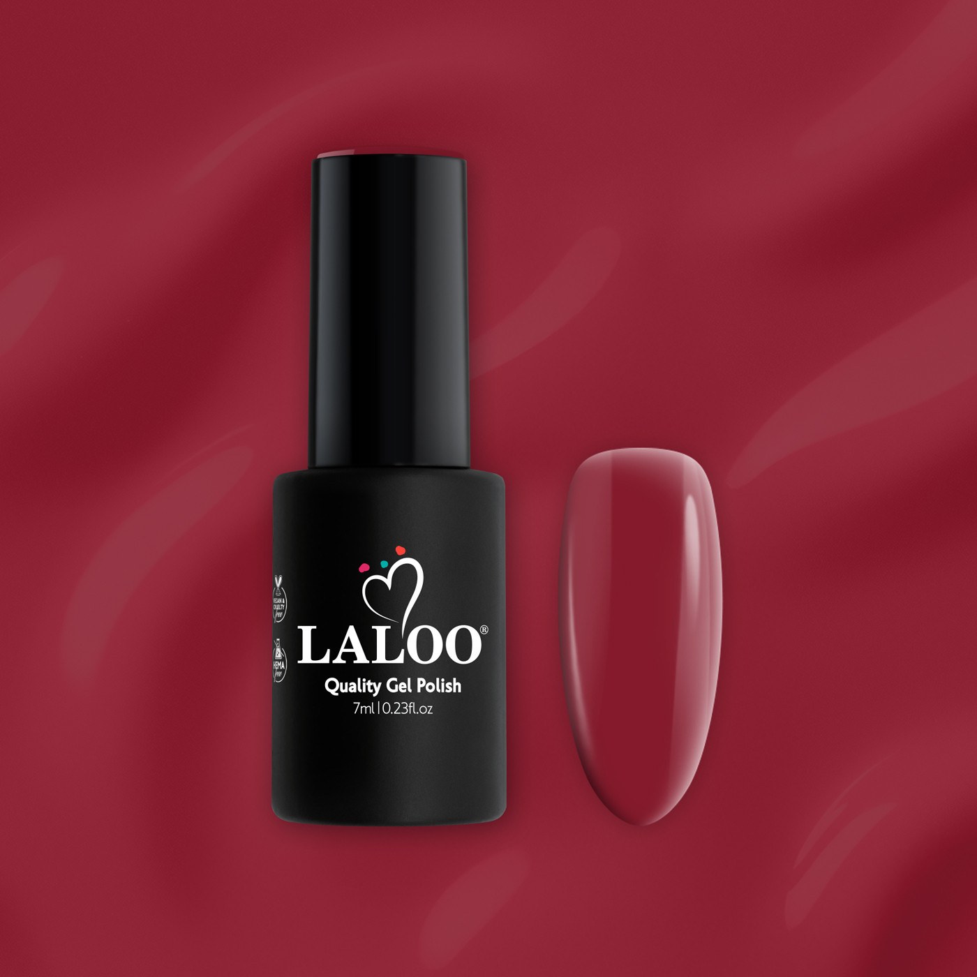 L005 Μπορντό | Ημιμόνιμο Βερνίκι 7ml